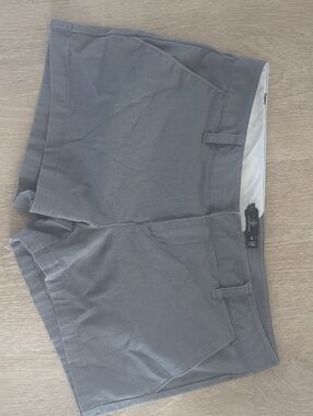 Volcom Women's Gray Shorts with Subtle Stitching